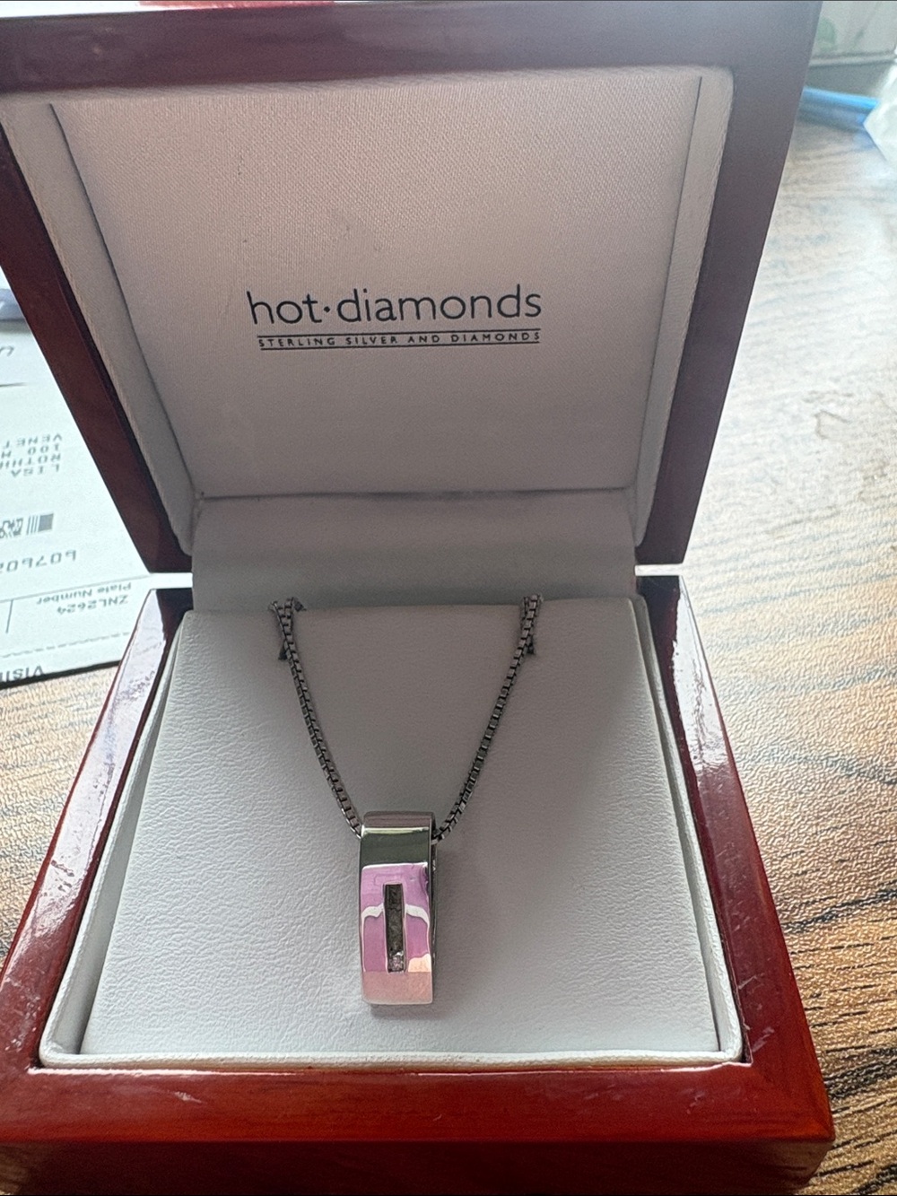 Hot Diamonds Stainless Steel Pendant Necklace